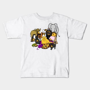 Pizza Party for Animals Kids T-Shirt
